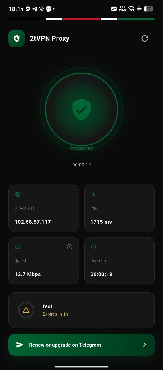 2tVPN Proxy Android app