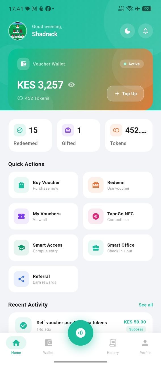 PesaVoucher digital wallet app